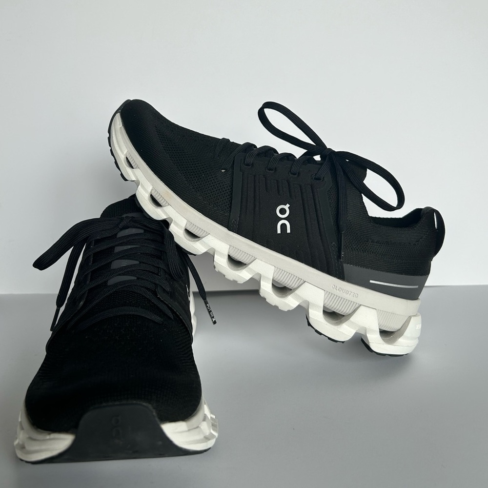 On Women's Cloudswift Running Shoes Black, Size 9.5